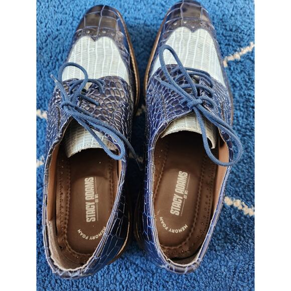 Stacy Adams Men's Gallinari Wingtip Oxford Shoes -8.5 - Picture 5 of 9